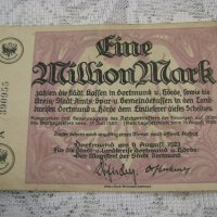 Банкнота 1 млн. марки-1923г, снимка 1 - Нумизматика и бонистика - 29355372