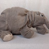 Плюшен хипопотам 40 х 20 см, снимка 1 - Плюшени играчки - 36771678