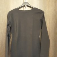 Чисто нова черна блуза дълъг ръкав, с етикета , изчистена , памук+еластан , различни рри, гарваново , снимка 7 - Тениски - 37456693