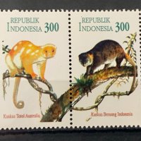 215. Индонезия 1996 = “ Фауна. Маймуни - Kuskus”,**,MNH., снимка 1 - Филателия - 29673681