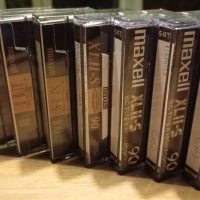 Хромни аудио касети
 Maxell XL II S 90/100,  Лот от 7бр, снимка 5 - Аудио касети - 44590680