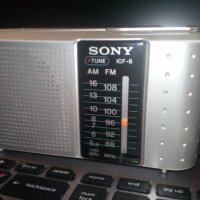 Sony ICF-8 портативно радио, снимка 4 - Радиокасетофони, транзистори - 19067804