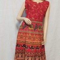 Индийска памучна рокля ”Мандала”, снимка 6 - Рокли - 22910220
