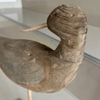 Дървена статуетка птица, снимка 2 - Статуетки - 42611404