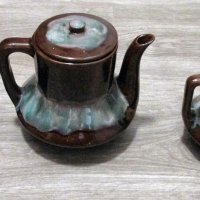 Красив български антикварен комплект за чай - 12 части , снимка 3 - Антикварни и старинни предмети - 39620876