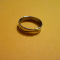 Сребърен пръстен - халка, снимка 3 - Пръстени - 44572978
