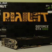 Видео карта Palit GeForce GTX 1060 Dual 6GB - като нова, снимка 2 - Видеокарти - 42421840