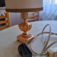 Стара медна нощна лампа, снимка 4 - Антикварни и старинни предмети - 40445796