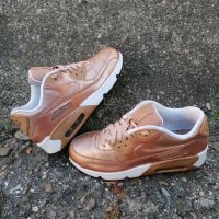 Оригинални маратонки  Nike Air Max 90 GS ‘Metallic Bronze’  номер 37,5-38, снимка 11 - Маратонки - 37449907