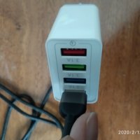 Бързо USB зарядно за смарт телефон 3А QC 3.0 4xUSB извода, снимка 15 - Оригинални зарядни - 29399882