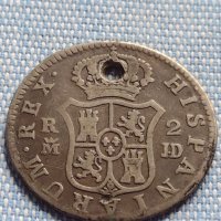 Сребърна монета 2 реала 1785г. Карлос трети Мадрид Испания 13785, снимка 10 - Нумизматика и бонистика - 42900609