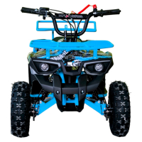 50cc/кубика Детско бензиново ATV TOURIST - Blue camouflage, снимка 3 - Мотоциклети и мототехника - 44640738