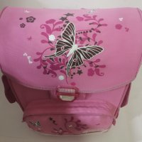 Анатомична раница herlitz, ученическа чанта, цвят: розов, снимка 12 - Раници - 33932319