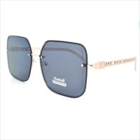 Дамски Слънчеви Очила С Тънка Рамка В Златисто, снимка 1 - Слънчеви и диоптрични очила - 40799915
