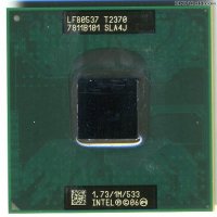 Процесор за лаптоп - Intel Pentium T2370 (1M Cache, 1.73 GHz, 533 MHz FSB) - перфектен, снимка 1 - Части за лаптопи - 39252936