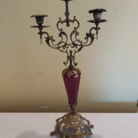 стар бароков свещник, снимка 1 - Антикварни и старинни предмети - 38568306