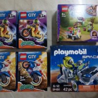 LEGO® City Stunt 60297 и 60298 - Каскадьорски мотоциклет ракета, снимка 4 - Конструктори - 40028918