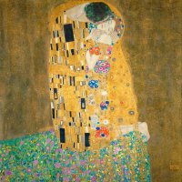 Густав Климт "Целувката" компактно тефтерче , снимка 2 - Други - 29273749