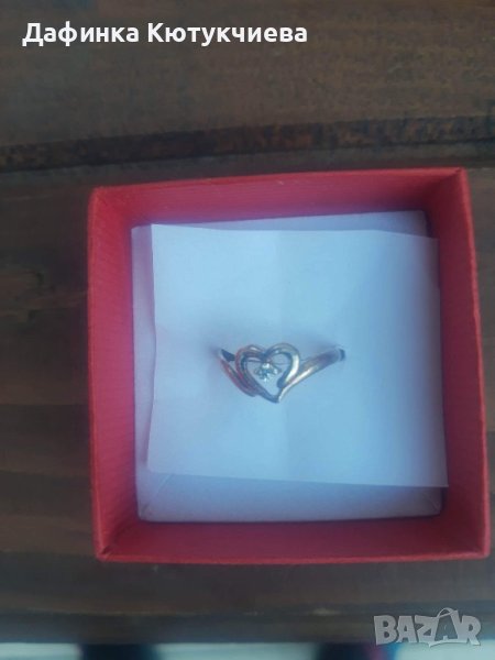 Пръстен сърце, снимка 1