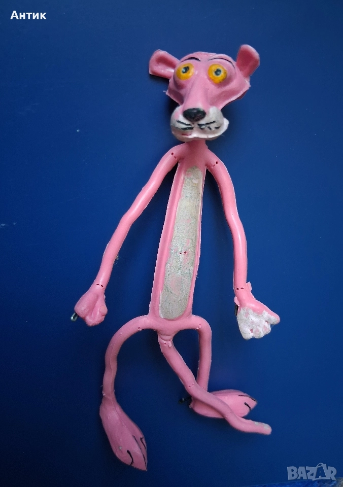 Стара Гумена Фигура Играчка Пинко от Соца '70 те год., снимка 1
