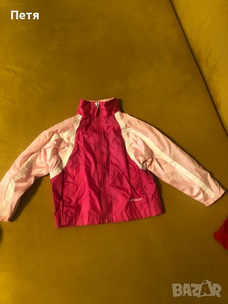 Reebok Розово тънко яке за момиче, снимка 1
