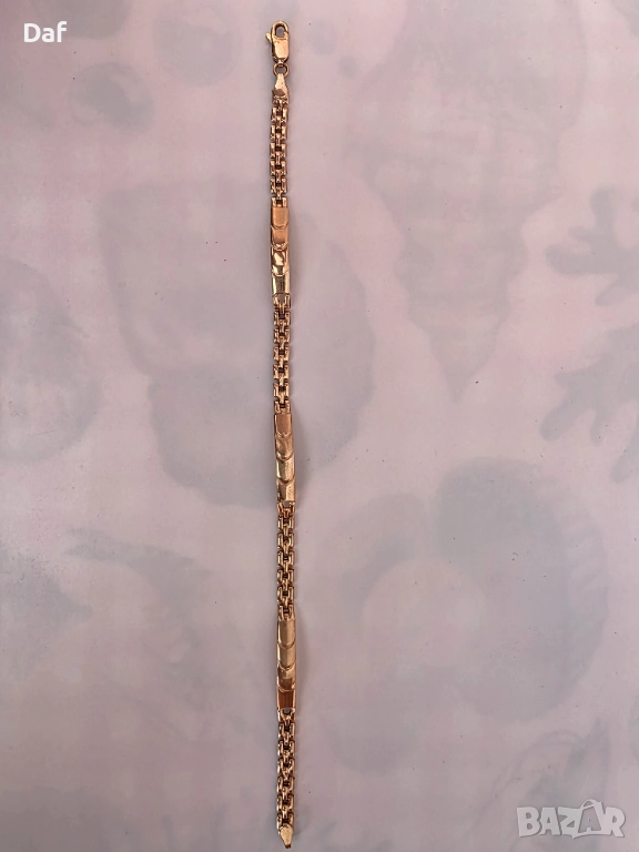 Златна гривна 14 карата/проба 585 , снимка 1