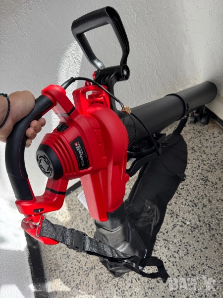 Мощен Листосъбирач/Духалка -Вакуум Einhell GC-EL 3000 E – 3000W за Градина, Прахосмукачка за Листа!, снимка 1