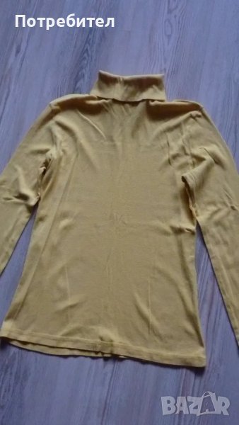 Памучна блуза с поло яка М-L, снимка 1