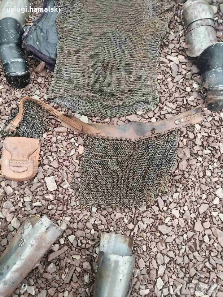 Рицарски доспехи/ризница/броня/шлем, снимка 1