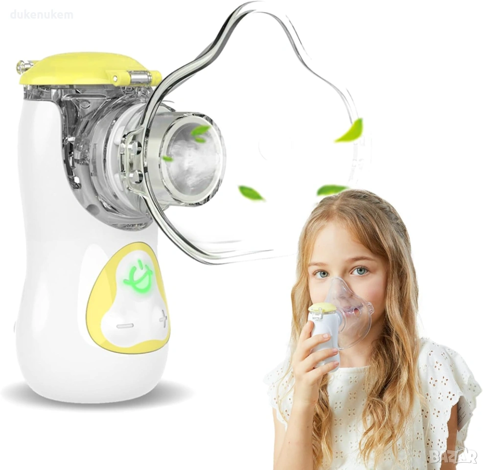 Преносим инхалатор, Mesh небулизатор за деца и възрастни, снимка 1