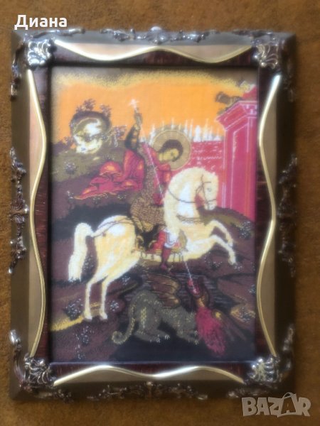 Гоблен Свети Георги Победоносец, снимка 1