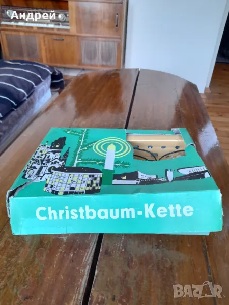 Стари лампи,лампички за елха Christbaum-Kette, снимка 1