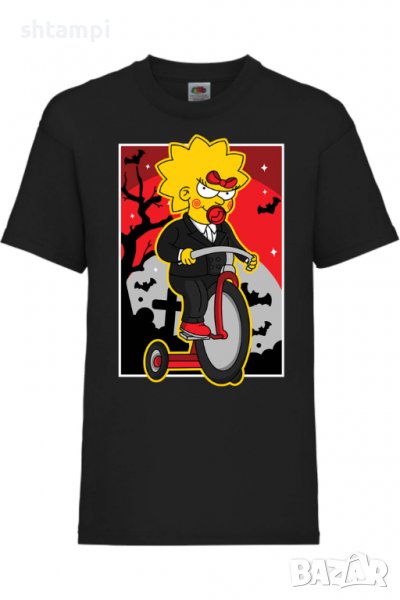 Детска тениска The Simpsons Maggie Simpson 02,Halloween,Хелоуин,Празник,Забавление,Изненада,Обичаи,, снимка 1