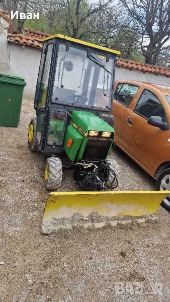 john deere 317 снегорин, снимка 1