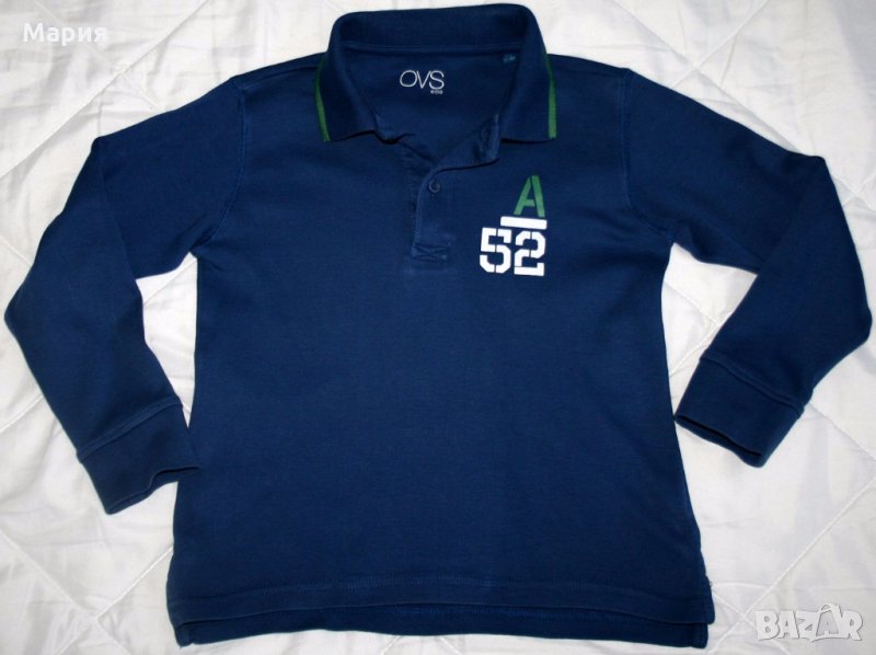 OVS блузка с дълъг ръкав и якичка размер 6-7 г./122 см., снимка 1