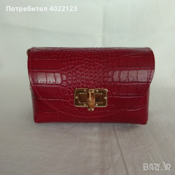 Anna Luchini - чисто нова италианска дизайнерска чанта от естествена крокодилска кожа, снимка 1
