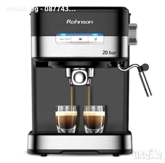 Кафемашина за еспресо Rohnson R-990 за мляно кафе и капсули * Безплатна доставка * Гаранция 2 години, снимка 1