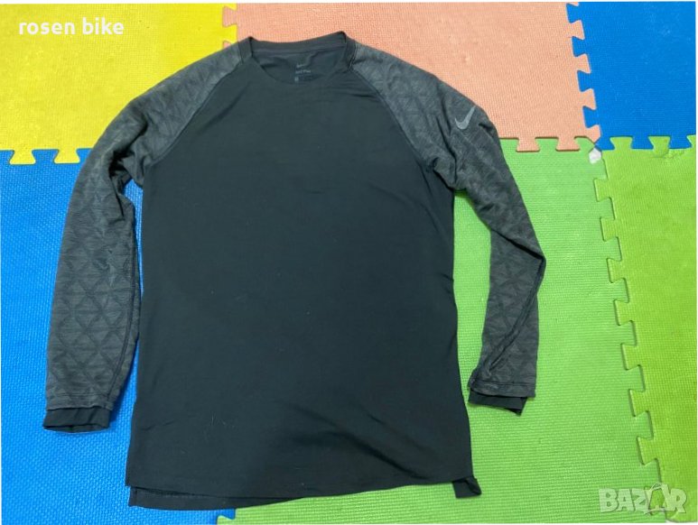 ''Nike Pro Mens Long Sleeve Training Top Black''оригинална мъжка блуза Л размер, снимка 1