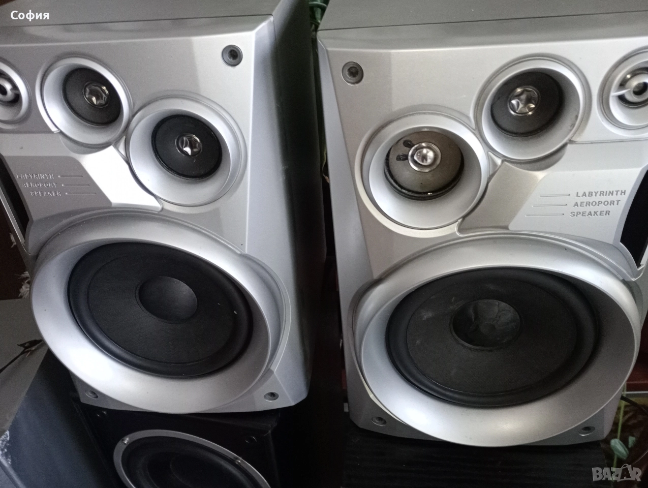 трилентови колони JVS 120w . 6 om., снимка 1