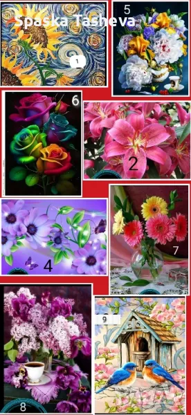 Диамантени комплекти за цялостно лепене. , снимка 1