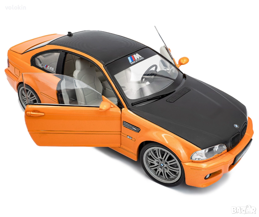 2000 BMW M3 E46 Coupe 1/18 Solido, снимка 1