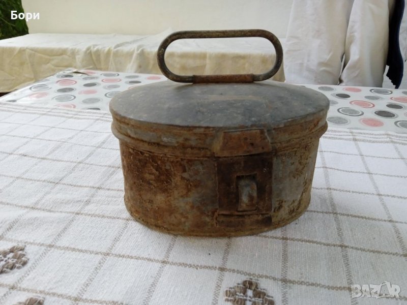 Стара немска метална кутия, снимка 1