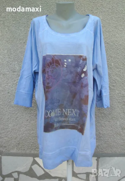 4XL Нова памучна блуза Sheego , снимка 1