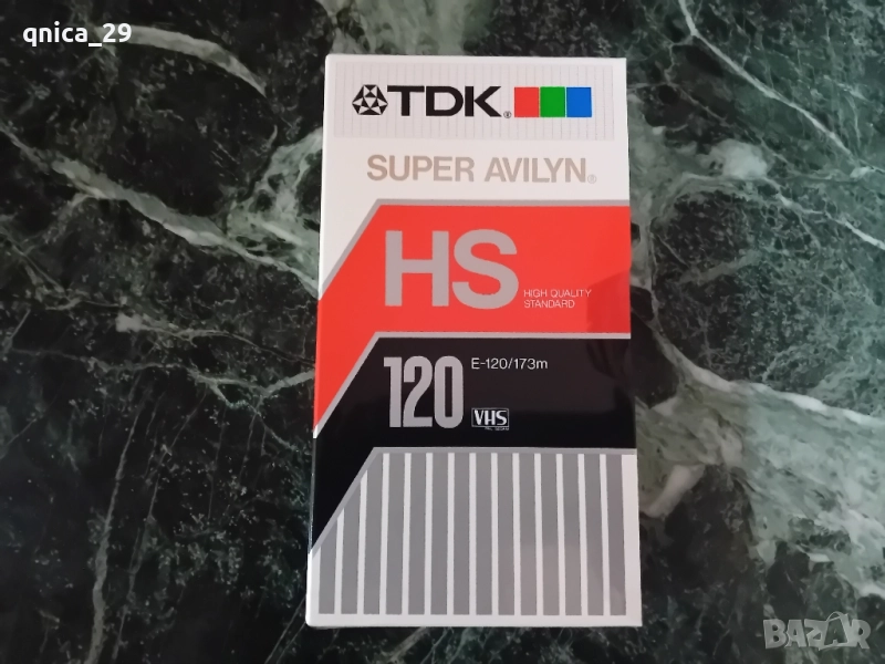 TDK HS-120 VHS видео касета, снимка 1