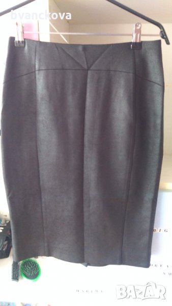 Черна пола имитация на лицева кожа Bobo Zander, снимка 1