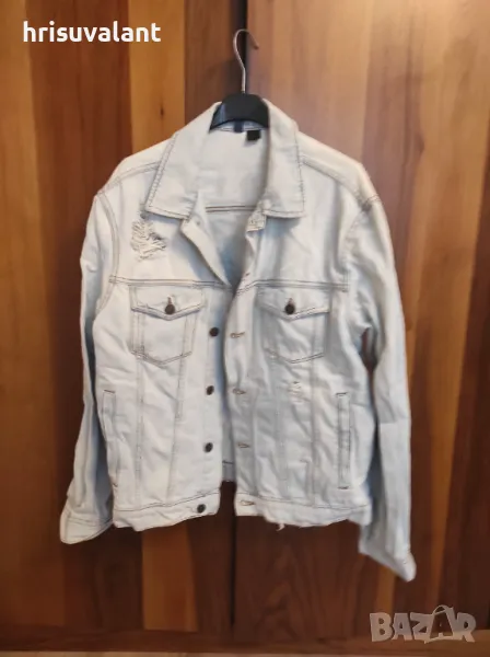 Дънково яке светъл деним, снимка 1