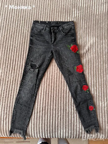 Черни дънки Zara, снимка 1