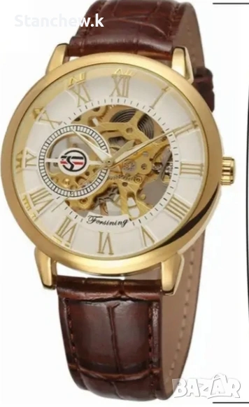 Мъжки механичен часовник с автоматичен механизъм, снимка 1