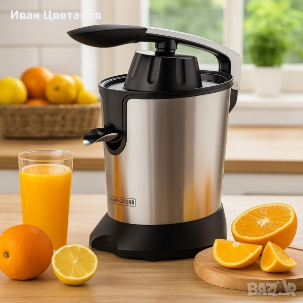 Електрическа сокоизстисквачка за цитрусови плодове Royalty Line RL-CPE85, снимка 1