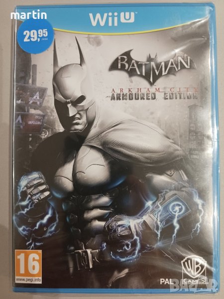 Nintendo WiiU игра Batman Arkham City Armored Edition, НОВА (sealed), снимка 1